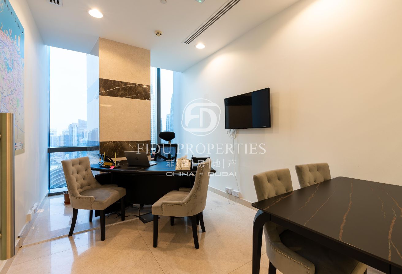 Furnished with Full Burj Khalifa View