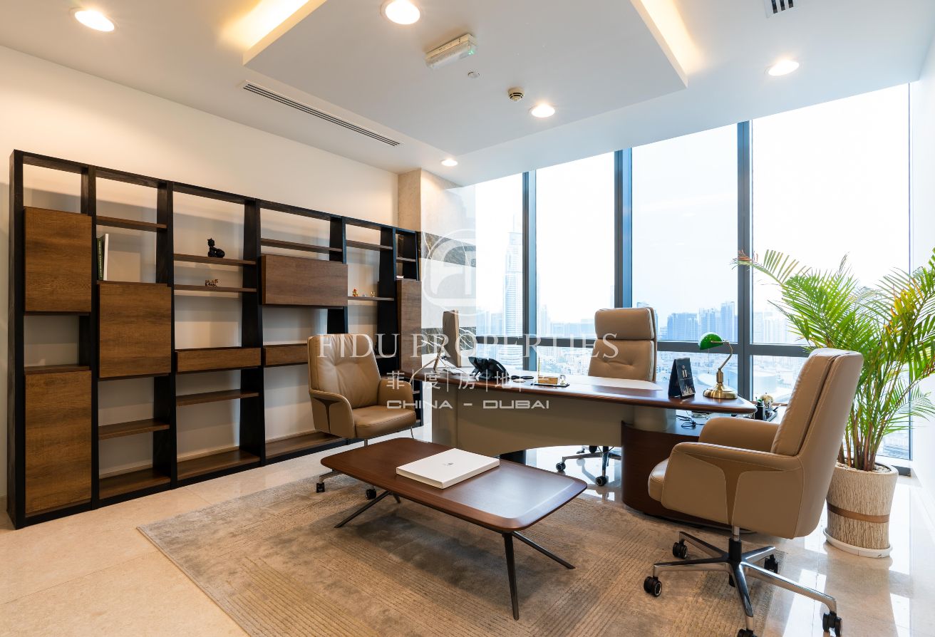 Furnished with Full Burj Khalifa View