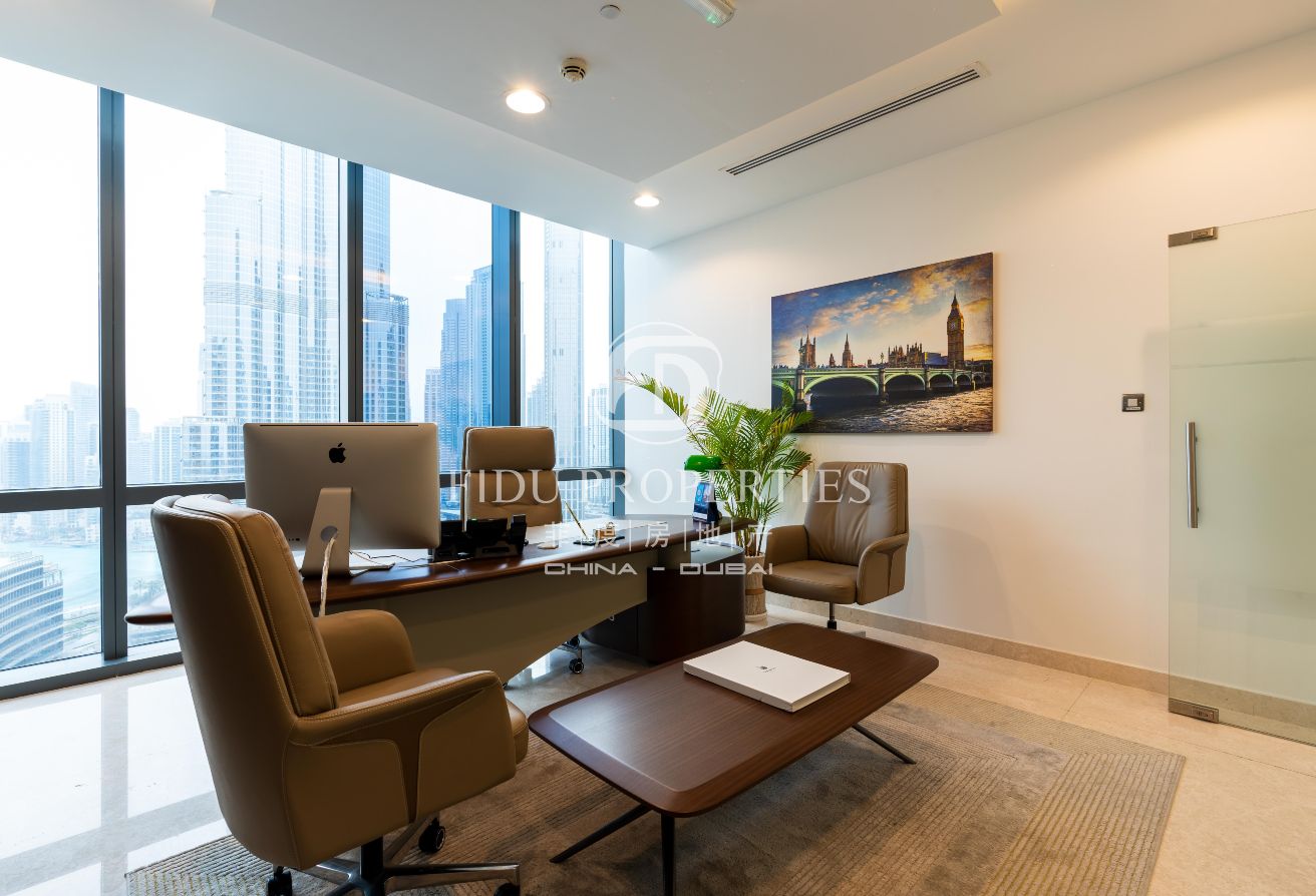 Furnished with Full Burj Khalifa View