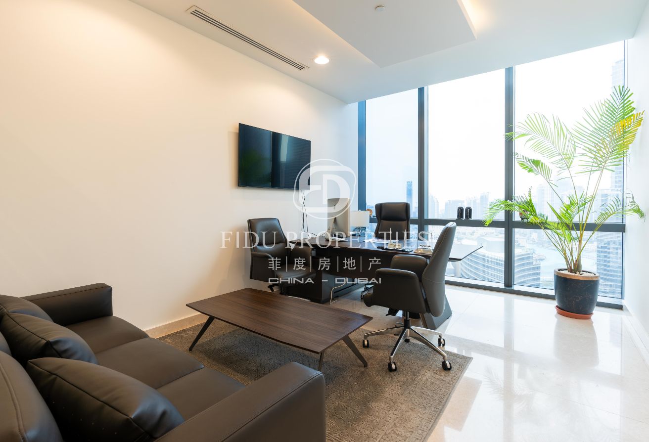 Furnished with Full Burj Khalifa View