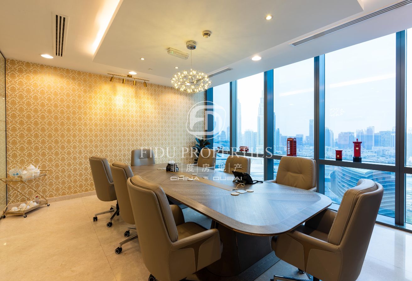 Furnished with Full Burj Khalifa View