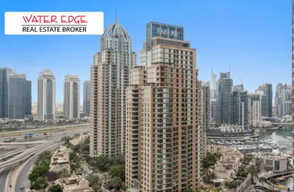 Apartment - 2 Bedrooms - 3 Bathrooms for rent in MAG 218 - Dubai Marina - Dubai