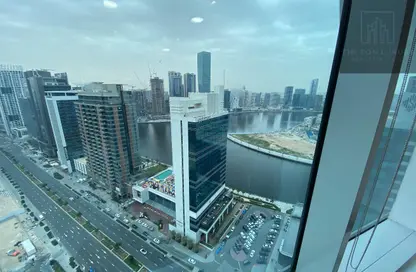 Business Centre - 1 Bedroom for rent in The Prime Tower - Business Bay - Dubai