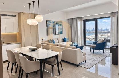Apartment - 3 - 4 for rent in Address Harbour Point Tower 2 - Address Harbour Point - Dubai Creek Harbour (The Lagoons) - Dubai
