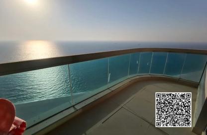 Apartment - 2 Bedrooms - 3 Bathrooms for rent in Corniche Tower - Ajman Corniche Road - Ajman