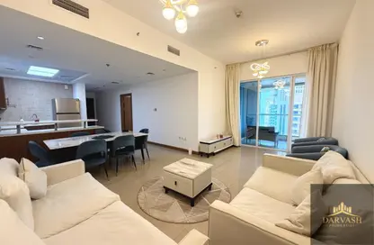 شقة - غرفة نوم - 2 حمامات للايجار في برج سولافا - دبي مارينا - دبي