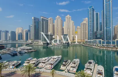 شقة - غرفة نوم - 1 حمام للايجار في المجرة  1 - المجرة - دبي مارينا - دبي