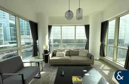 شقة - 2 غرف نوم - 2 حمامات للايجار في المجرة 2 - المجرة - دبي مارينا - دبي