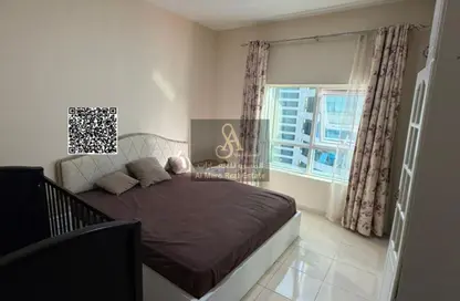 شقة - غرفة نوم - 2 حمامات للبيع في أورينت تاور 1 - أورينت تاور - البستان - عجمان