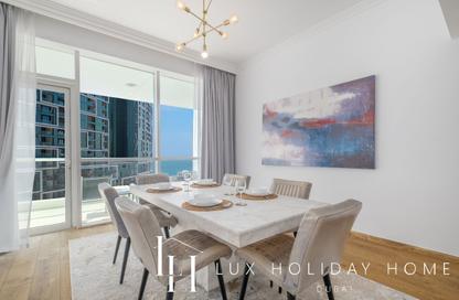 Apartment - 2 Bedrooms - 2 Bathrooms for rent in Al Bateen Residences - Jumeirah Beach Residence - Dubai