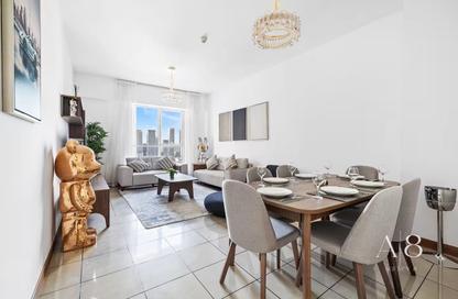 Apartment - 1 - 2 for rent in Sulafa Tower - Dubai Marina - Dubai