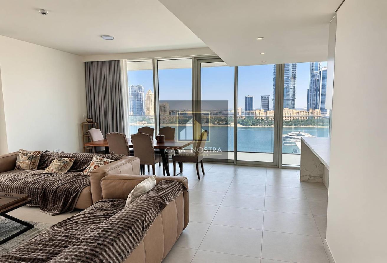 3BR + Maid | Sea View | Furnished | Private beach photo 2