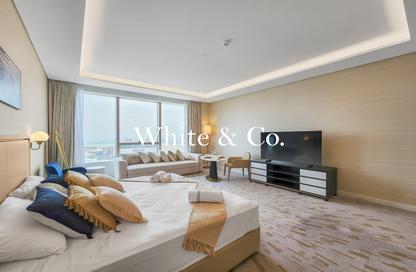 Apartment - Studio - 1 Bathroom for rent in The Palm Tower - Palm Jumeirah - Dubai