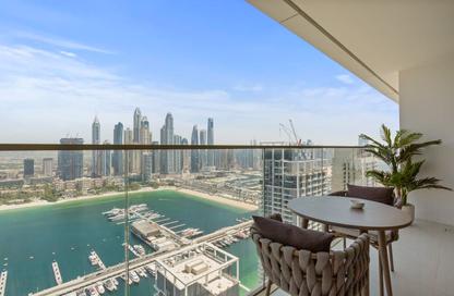 Apartment - 3 - 3 for rent in Grand Bleu Tower 1 - Emaar Beachfront - Dubai Harbour - Dubai