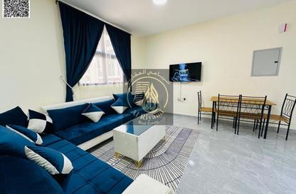 Apartment - 1 Bedroom - 2 Bathrooms for rent in Corniche Tower - Ajman Corniche Road - Ajman