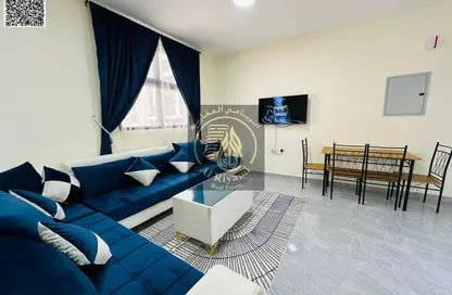 Apartment - 1 Bedroom - 2 Bathrooms for rent in Corniche Tower - Ajman Corniche Road - Ajman