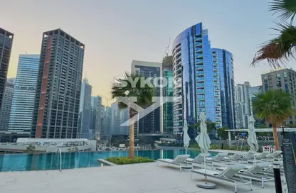 شقة - غرفة نوم - 1 حمام للايجار في بنينسولا ثري - بنينسولا - الخليج التجاري - دبي