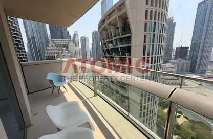 Apartment - 2 Bedrooms - 3 Bathrooms for rent in Burj Vista Tower 1 - Burj Vista - Downtown Dubai - Dubai