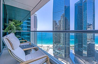 Apartment - 3 - 4 for rent in Al Fattan Marine Tower - Al Fattan Marine Towers - Jumeirah Beach Residence - Dubai