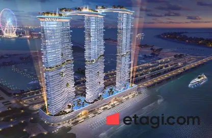 شقة - غرفة نوم - 2 حمامات للبيع في بناية ايه - داماك باي - دبي هاربور - دبي