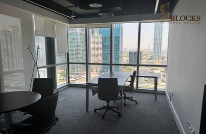 Office Space - Studio - 1 Bathroom for rent in Marina Plaza - Dubai Marina - Dubai