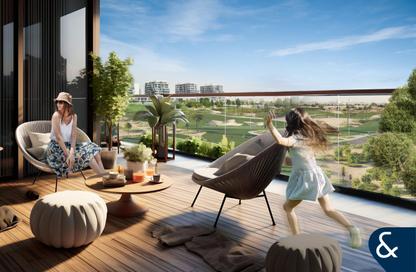Apartment - 1 Bedroom - 1 Bathroom for sale in Golf Greens 1 Tower A - Golf Greens 1 - Golf Greens - DAMAC Hills - Dubai