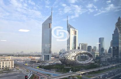 Office Space - Studio - 2 Bathrooms for rent in Latifa Tower - Sheikh Zayed Road - Dubai