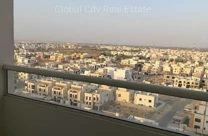 شقة - 2 غرف نوم - 2 حمامات للايجار في سمارت تاور 1 - العامرة - عجمان