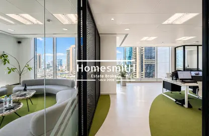 Office Space - Studio - 1 Bathroom for rent in Al Habtoor Business Tower - Dubai Marina - Dubai