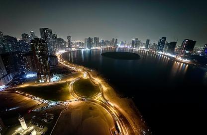Apartment - 3 - 4 for rent in Beach Tower 1 - Al Khan Lagoon - Al Khan - Sharjah Apartment - 3 - 4 for rent in Beach Tower 1 - Al Khan Lagoon - Al Khan - Sharjah
