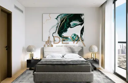 شقة - غرفة نوم - 2 حمامات للبيع في شقق سانتوريني السكنية من لوتراكي - مثلث قرية جميرا - دبي