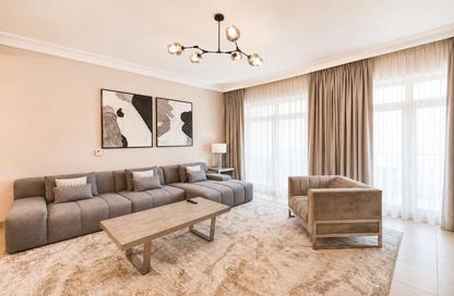 Apartment - 3 Bedrooms - 2 Bathrooms for rent in Al Shahla - Shoreline Apartments - Palm Jumeirah - Dubai