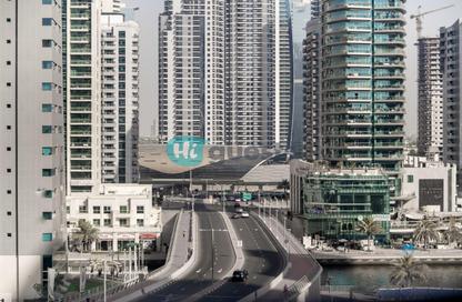 Apartment - Studio - 1 Bathroom for rent in Skyview Tower - Dubai Marina - Dubai