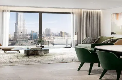 شقة - 2 غرف نوم - 3 حمامات للايجار في ذا سانت ريجيس ريزيدنسز – برج 2 - سانت ريجيس ريزيدنس - برج خليفة - وسط مدينة دبي - دبي