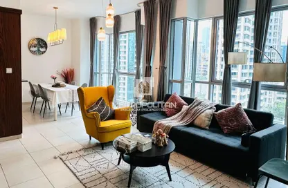 شقة - غرفة نوم - 2 حمامات للايجار في ذا ريزيدنس 3 - برج ريزيدنس - وسط مدينة دبي - دبي