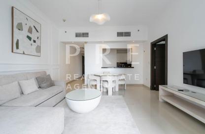 Apartment - 1 Bedroom - 2 Bathrooms for rent in Silverene Tower B - Silverene - Dubai Marina - Dubai