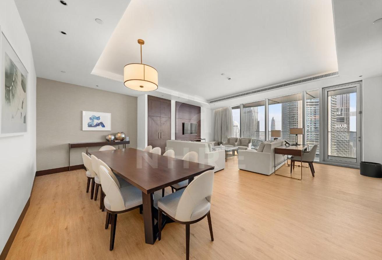 Furnished 5BR+Maids | Burj Khalifa View-High Floor photo 5