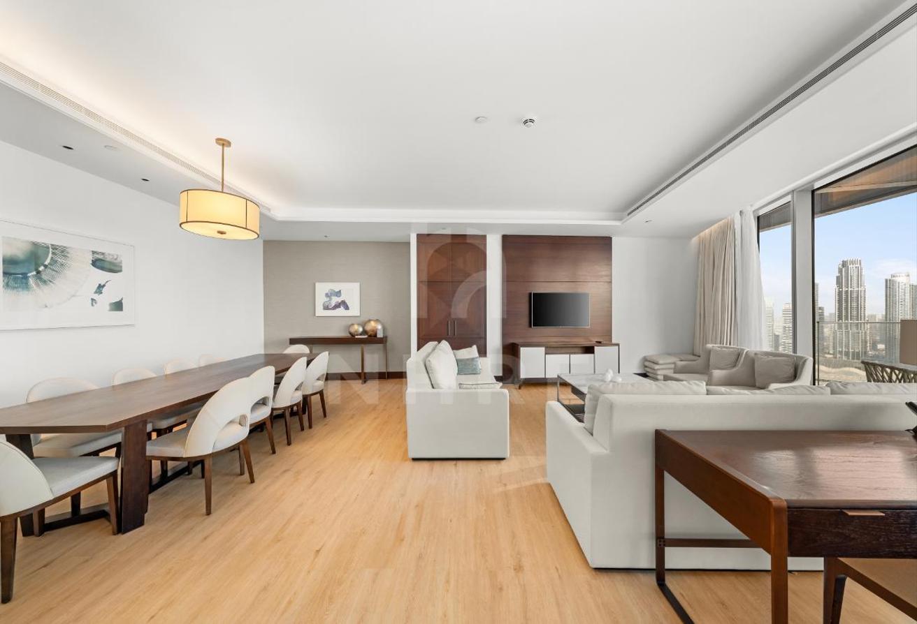 Furnished 5BR+Maids | Burj Khalifa View-High Floor photo 4