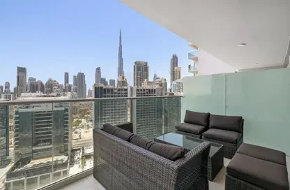 شقة - 2 غرف نوم - 2 حمامات للايجار في مساكن ريفا - الخليج التجاري - دبي