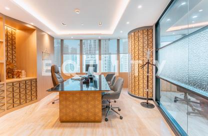 Office Space - Studio - 1 Bathroom for rent in Almas Tower - Jumeirah Lake Towers - Dubai