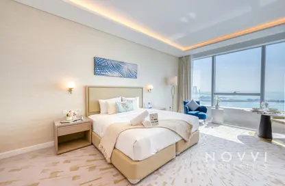 Apartment - 1 Bathroom for rent in The Palm Tower - Palm Jumeirah - Dubai