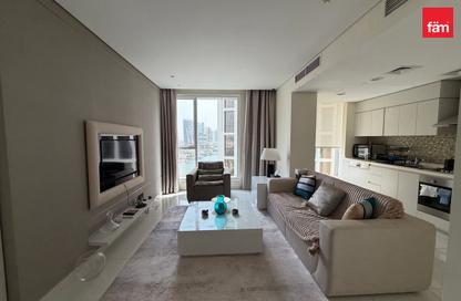 Apartment - 1 - 2 for rent in Damac Maison The Vogue - Business Bay - Dubai