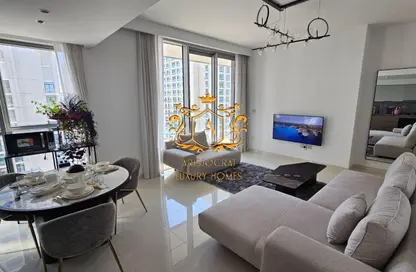 شقة - غرفة نوم - 2 حمامات للايجار في برج Beach Isle 1 - بيتش آيل - إعمار بيتشفرونت - دبي هاربور - دبي