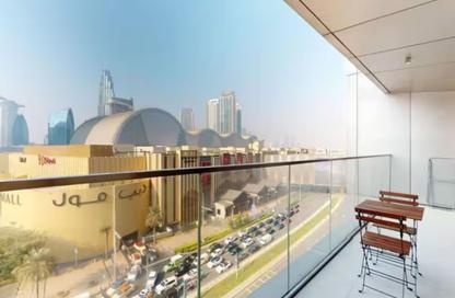 Apartment - 1 - 1 for rent in Boulevard Point - Downtown Dubai - Dubai