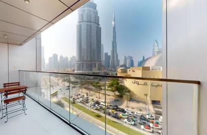 Apartment - 1 - 1 for rent in Boulevard Point - Downtown Dubai - Dubai