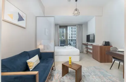 Apartment - Studio - 1 Bathroom for rent in Sparkle Tower 3 - Sparkle Towers - Dubai Marina - Dubai