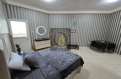 Apartment - Studio - 1 Bathroom for rent in Orient Tower 1 - Orient Towers - Al Bustan - Ajman