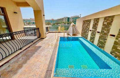 Villa - 5 - 7 for rent in Luluat Al Raha - Al Raha Beach - Abu Dhabi