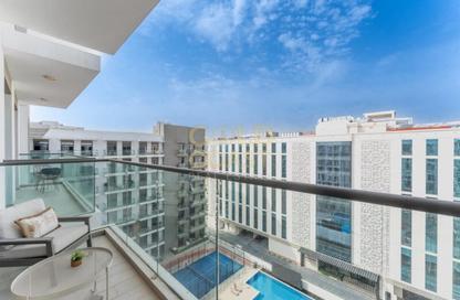 Apartment - 1 Bedroom - 2 Bathrooms for rent in Laya Heights - Dubai Studio City - Dubai