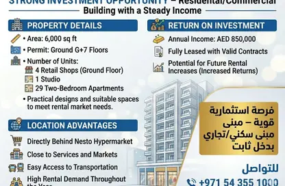 Whole Building - 7+ Bedrooms - 7+ Bathrooms for sale in Al Naemiya Tower 1 - Al Naemiya Towers - Al Nuaimiya - Ajman